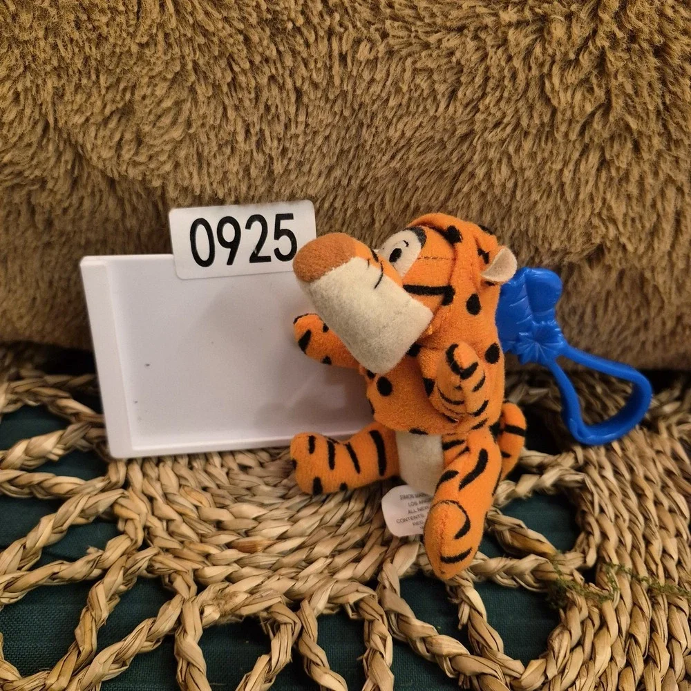 ✅2000 McDonald's Disney The Tigger Movie Plush Keychain Backpack Clip#️⃣0925